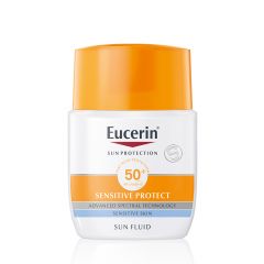 Eucerin Sun Sensitive Protect Sun Fluid SPF50+ aurinkovoide herkälle iholle 50 ml